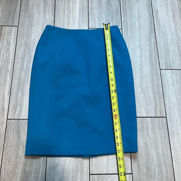 Halogen Teal Womens Pencil Skirt Size 0P - Picture 2 of 6